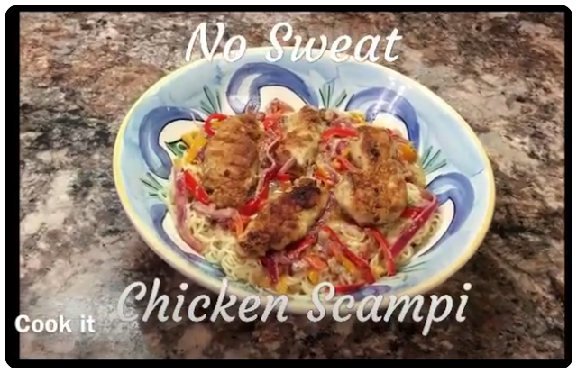 No Sweat Chicken Scampi Recipe