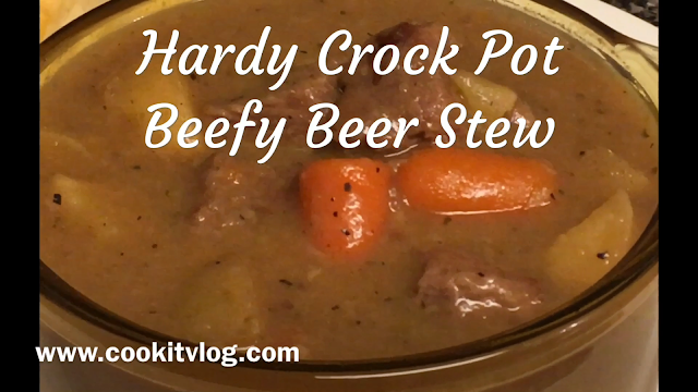 Hearty Crock Pot Beefy Beer Stew