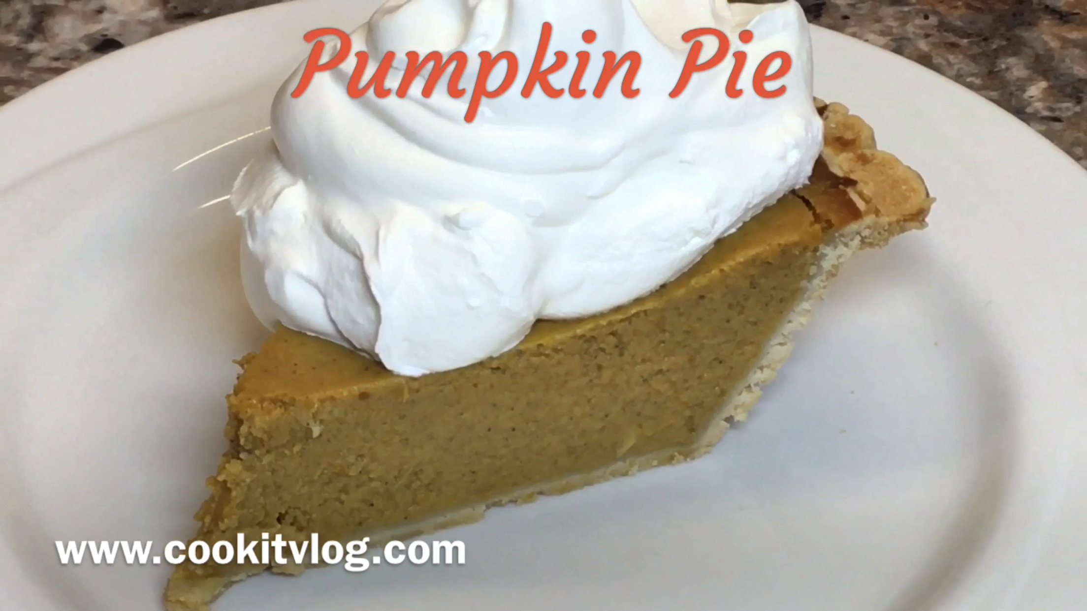 Pumpkin Pie 101 Recipe