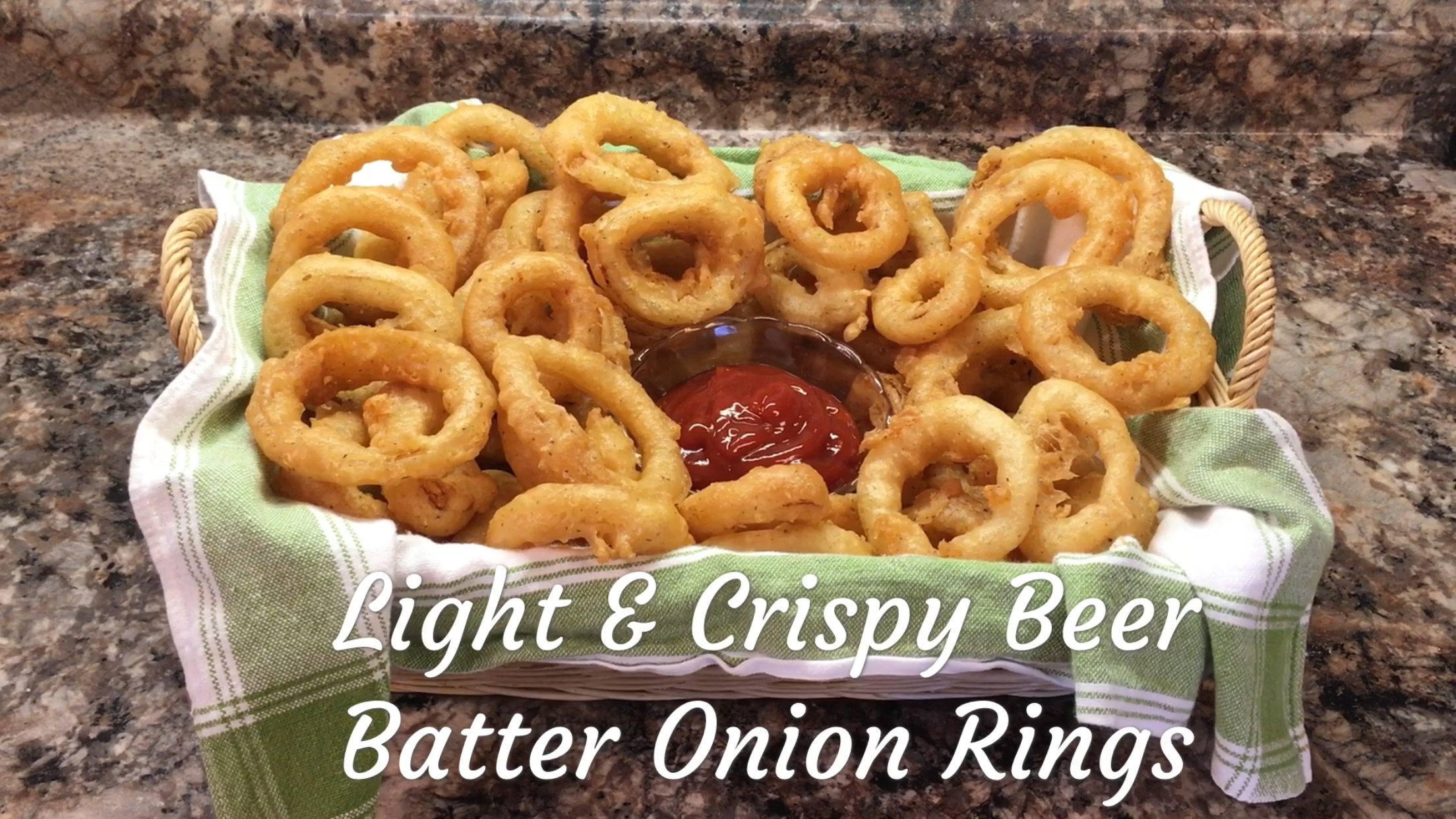 Light and Crispy Beer Batter Onion Ring