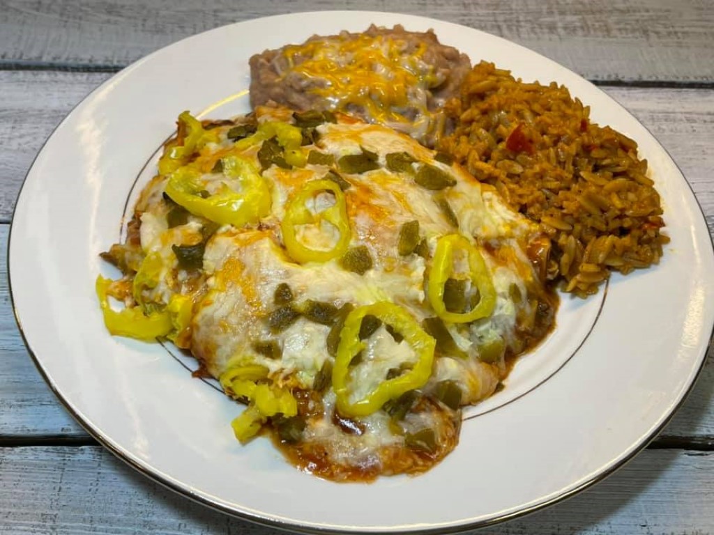 1 Amazing Beef Cheese Enchiladas